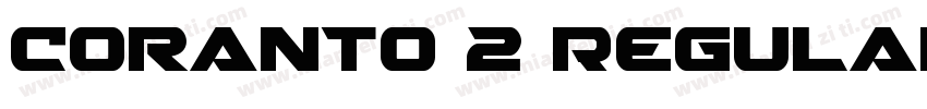 Coranto 2 Regular字体转换